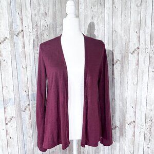 Old Navy Open Front Cardigan | Red | Maroon | Lightweight | Medium | Women's